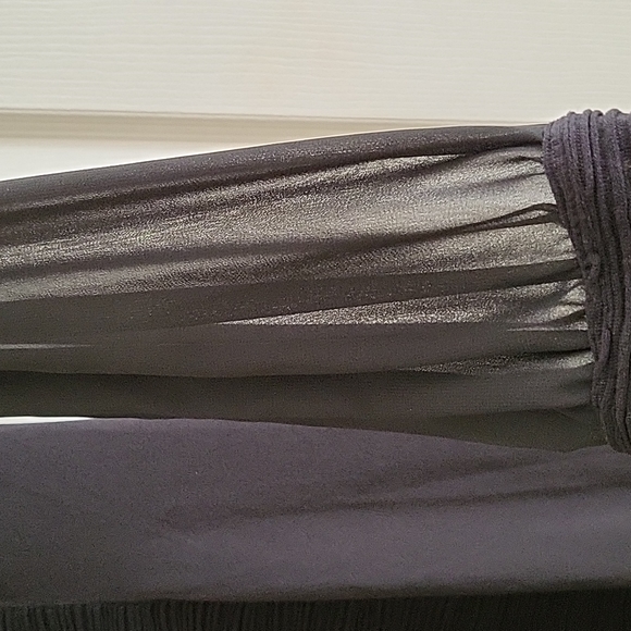 Wolford women's spandex black dress, with see thru sleeves, size S. Black - Picture 5 of 15